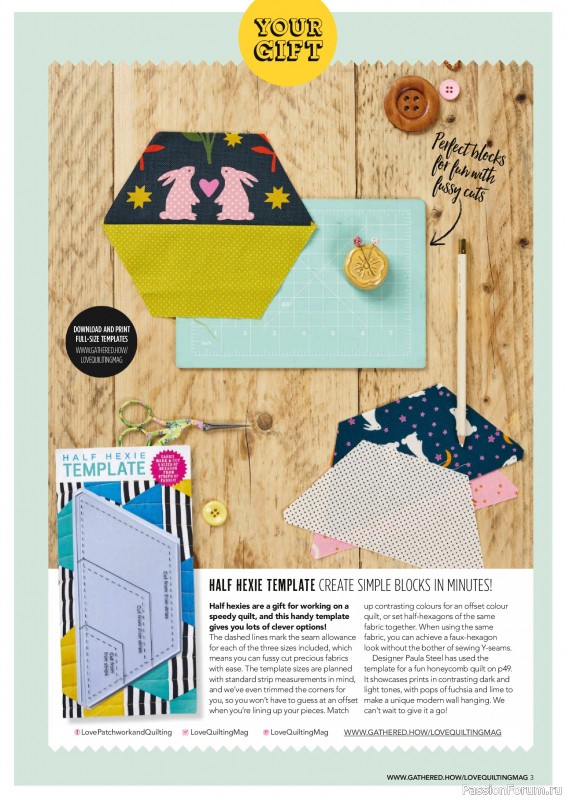 Коллекция проектов для рукодельниц в журнале &laquo;Love Patchwork & Quilting №160 2026&raquo;