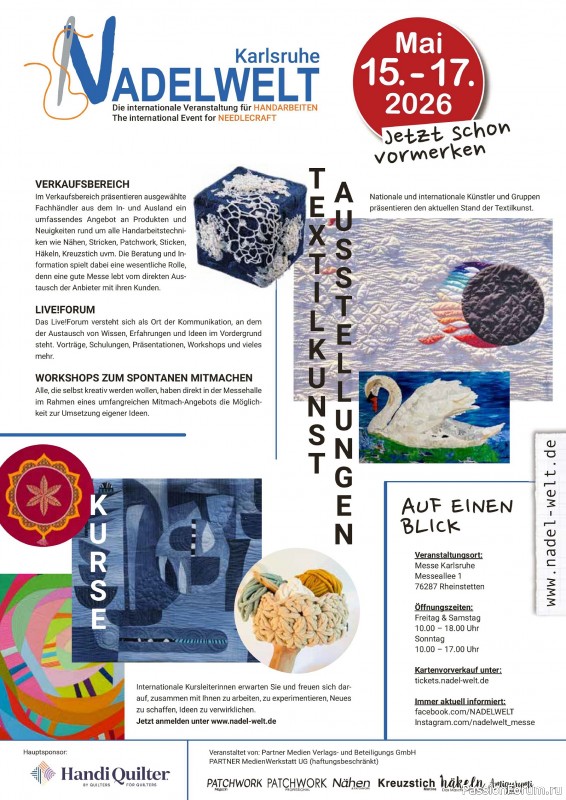 Коллекция проектов для рукодельниц в журнале «Patchwork das Magazin №1 2026»