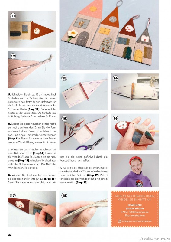 Коллекция проектов для рукодельниц в журнале «Patchwork & Nähen №2 2026»