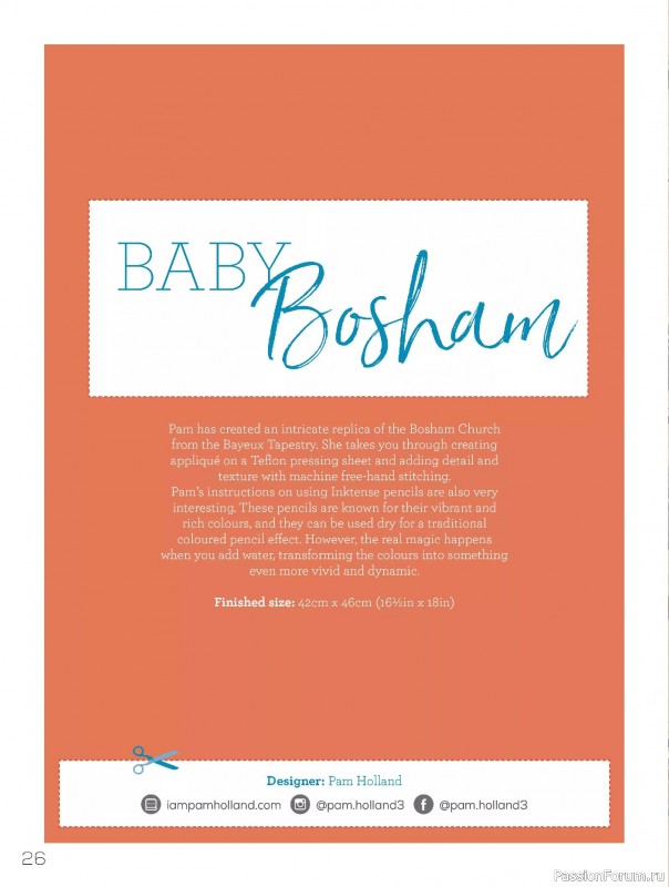 Коллекция проектов для рукодельниц в журнале «Quilters Companion №136 2025»