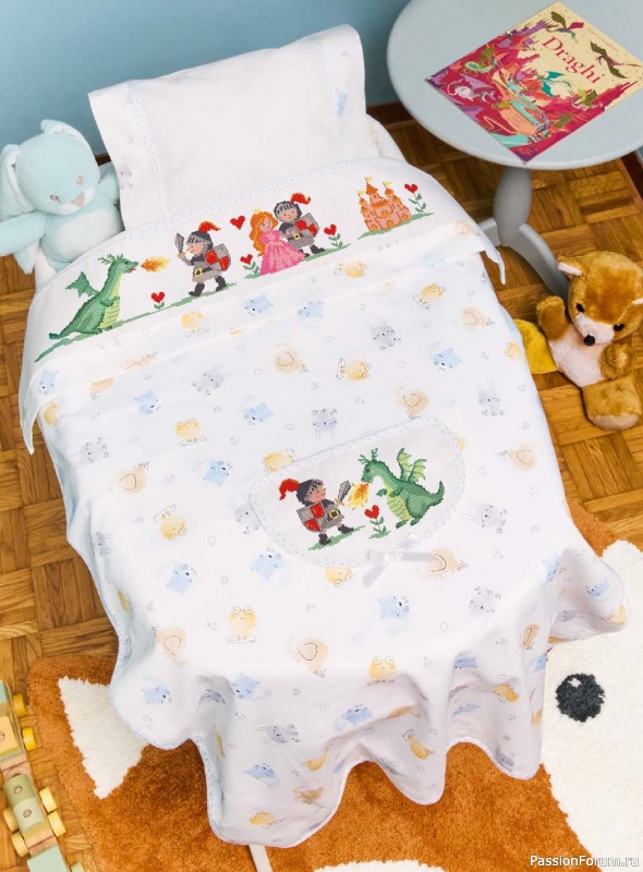 Коллекция вышивки в журнале «Mani di Fata Bebe №1 Luglio-Agosto 2026»