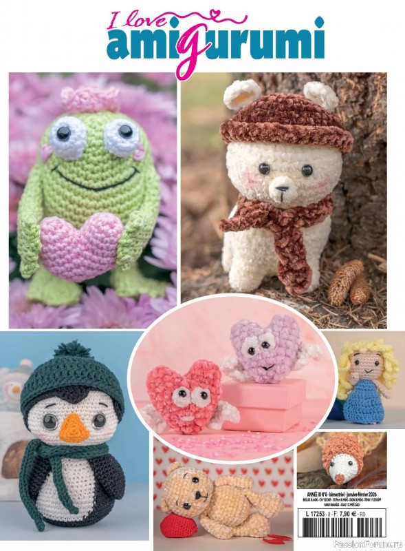 Вязаные проекты крючком в журнале &laquo;I Love Amigurumi №8 2026&raquo;