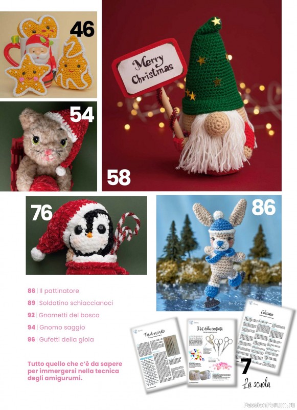 Вязаные проекты крючком в журнале «I Love Amigurumi Manuale №7 2025»