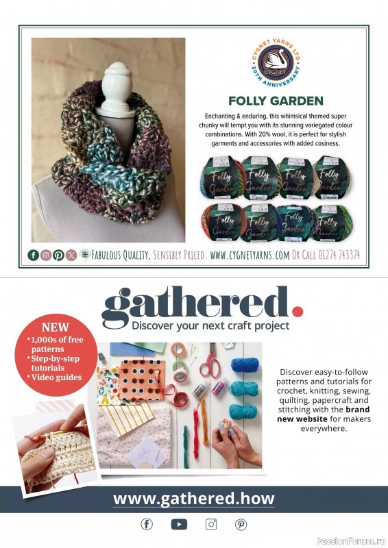 Вязаные проекты крючком в журнале «Simply Crochet №158 2025»
