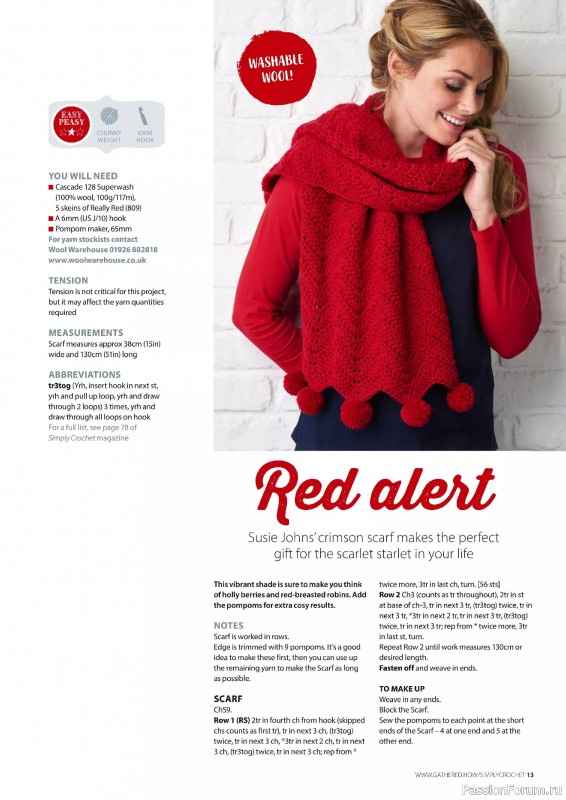 Вязаные проекты крючком в журнале «Simply Crochet №169 2025»