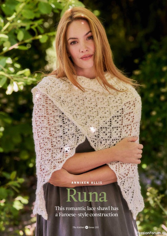 Вязаные проекты спицами в журнале «The Knitter №232 2026»