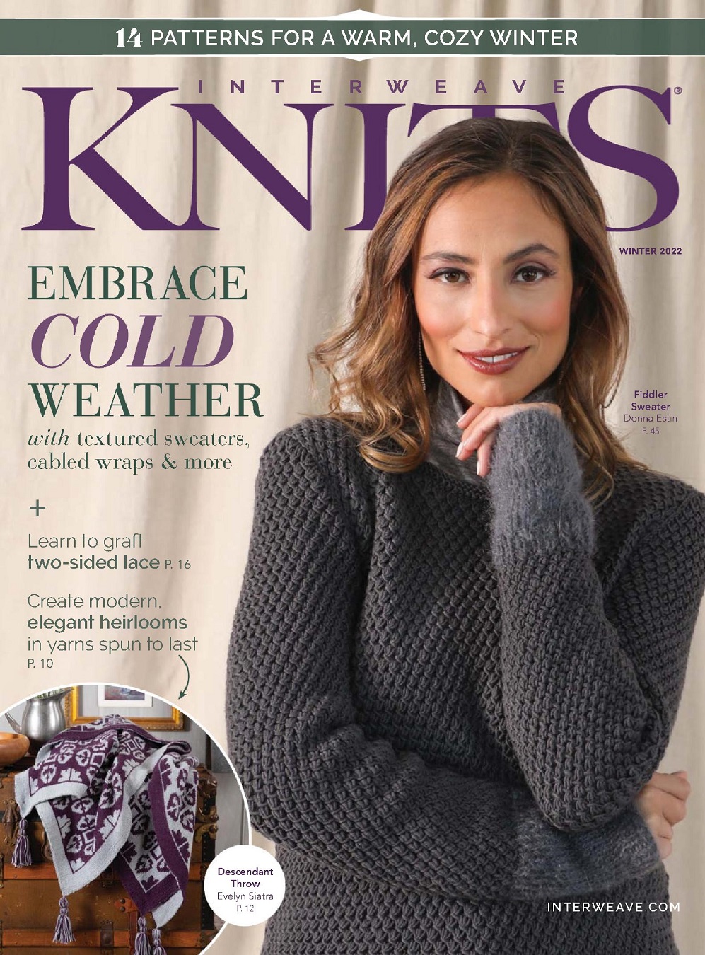 Журнал "Interweave Knits - Winter" 2022