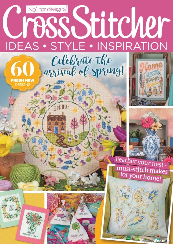 Коллекция вышивки в журнале «CrossStitcher №406 2024»