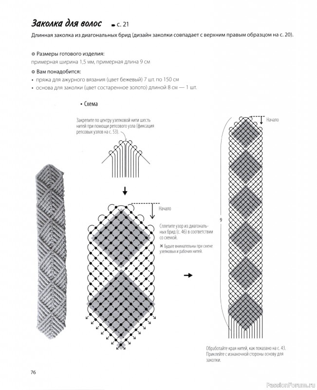 Коллекция проектов для рукодельниц в книге &laquo;Японское ажурное макраме&raquo;