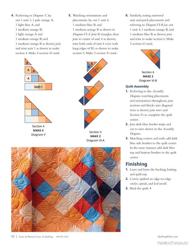 Коллекция проектов для рукодельниц в журнале «Fons & Porter's Love of Quilting - Winter 2026»