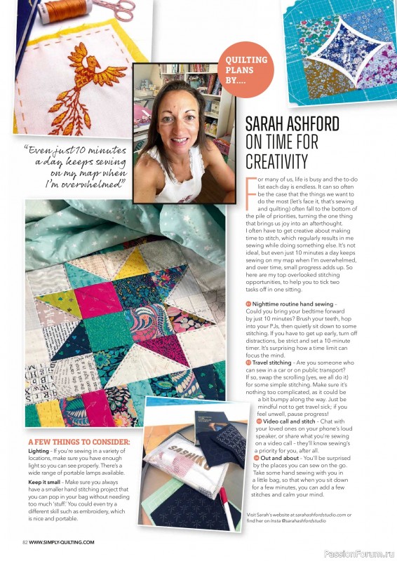 Коллекция проектов для рукодельниц в журнале «Love Patchwork & Quilting №168 2026»