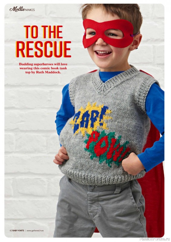 Коллекция проектов для рукодельниц в журнале «Mollie Makes Presents - Gorgeous Knits for Tots 2025»