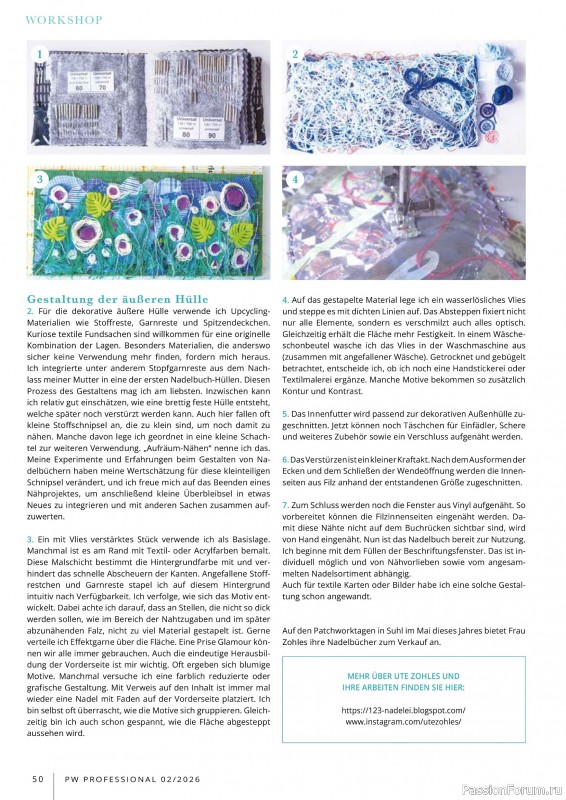 Коллекция проектов для рукодельниц в журнале &laquo;Patchwork Professional №2 2025&raquo;