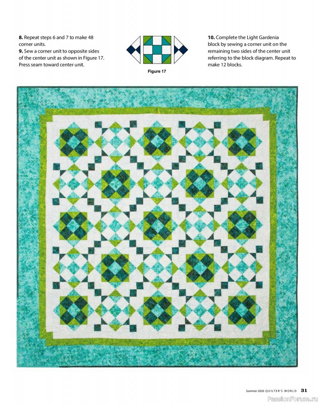 Коллекция проектов для рукодельниц в журнале &laquo;Quilter's World - Summer 2026&raquo;