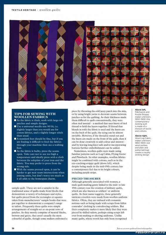 Коллекция проектов для рукодельниц в журнале &laquo;Todays Quilter №136 2026&raquo;