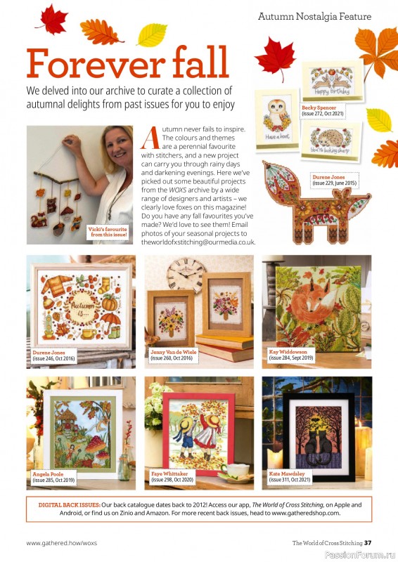 Коллекция вышивки в журнале &laquo;The World of Cross Stitching №377 2026&raquo;