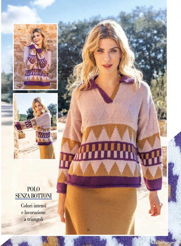 Вязаные модели в журнале «Piu Maglia №49 2025»