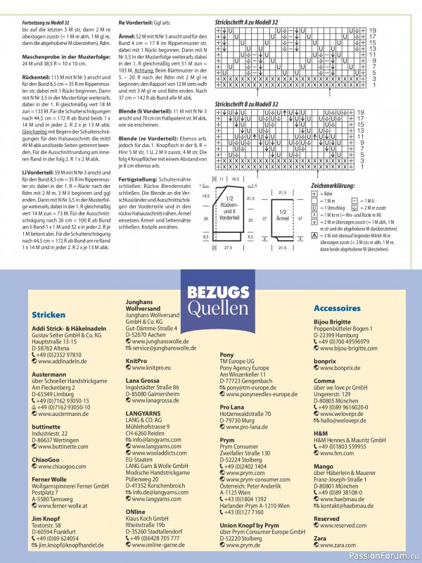 Вязаные модели в журнале &laquo;Sabrina №4 2026 German&raquo;