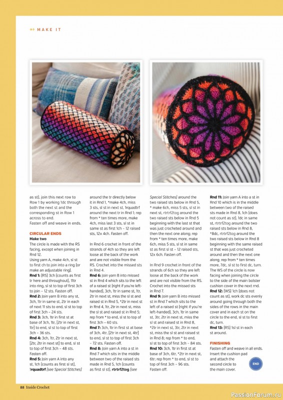 Вязаные проекты крючком в журнале «Inside Crochet №183 2025»