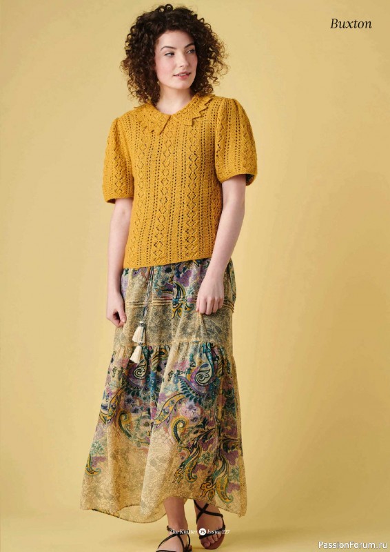 Вязаные проекты спицами в журнале «The Knitter №227 2026»