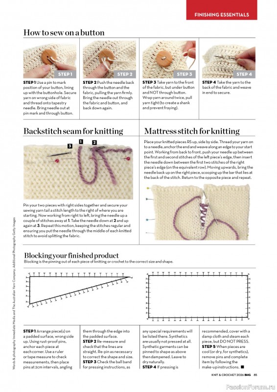 Вязаные проекты в журнале «Better Homes & Gardens Specials №7 2026»