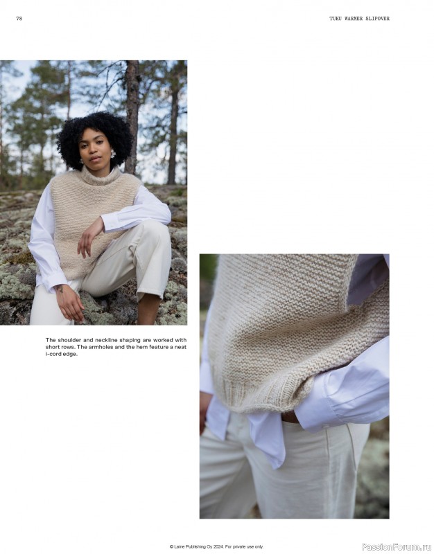 Вязаные проекты в журнале &laquo;Laine Nordic Knits 2024&raquo;