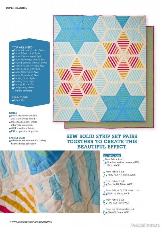 Коллекция проектов для рукодельниц в журнале «Love Patchwork & Quilting №152 2025»