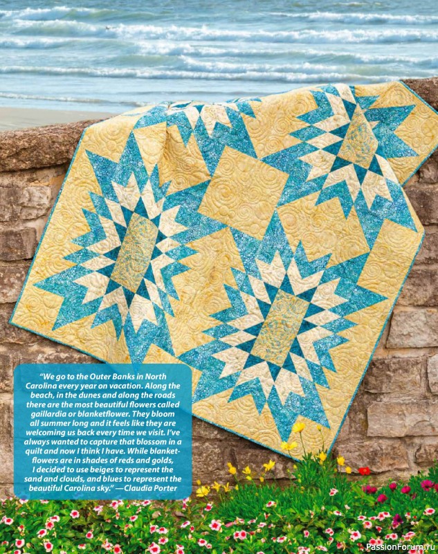 Коллекция проектов для рукодельниц в журнале «Quilter's World - Spring 2026»