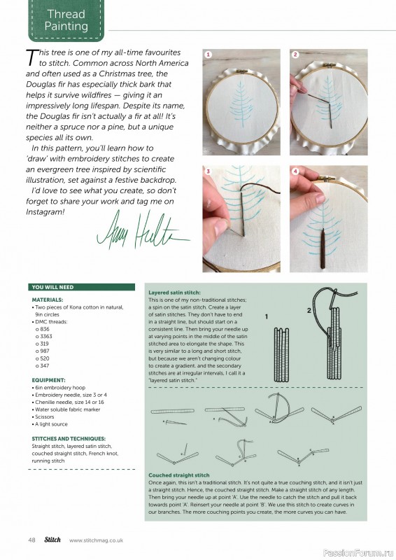 Коллекция проектов для рукодельниц в журнале «Stitch Magazine №158 2025»