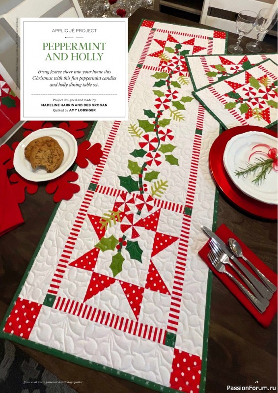 Коллекция проектов для рукодельниц в журнале «Todays Quilter №133 2025»