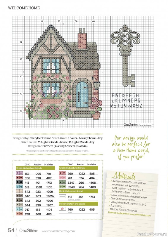 Коллекция вышивки в журнале &laquo;CrossStitcher №434 2026&raquo;