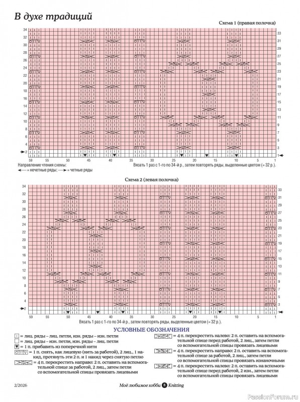 Вязаные модели в журнале &laquo;Knitting. Вязание №2 2026&raquo;