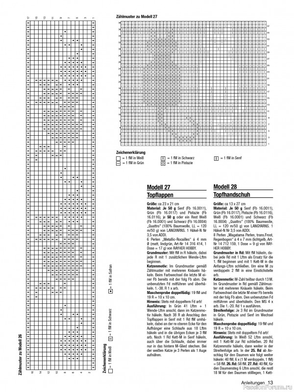 Вязаные модели в журнале «Meine Hakelwelt Sonderheft HA139 2025»