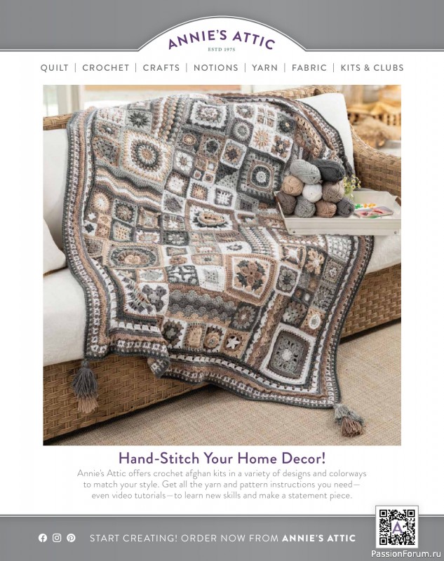 Вязаные проекты крючком в журнале &laquo;Crochet World - Spring 2026&raquo;