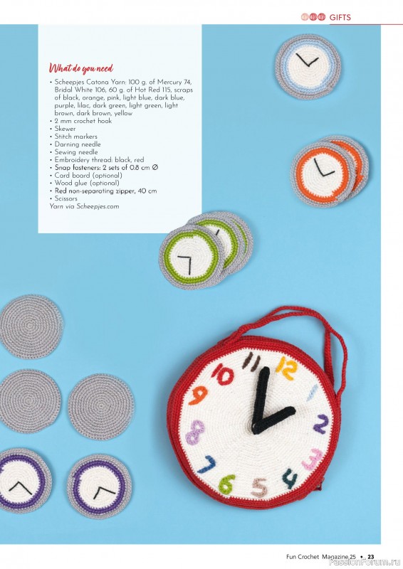 Вязаные проекты крючком в журнале «Fun Crochet Magazine №25 2025»