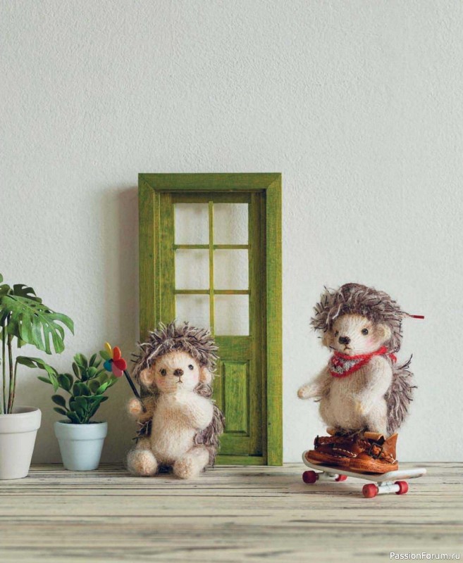 Вязаные проекты в книге &laquo;Шарнирные игрушки на спицах&raquo;. Продолжение