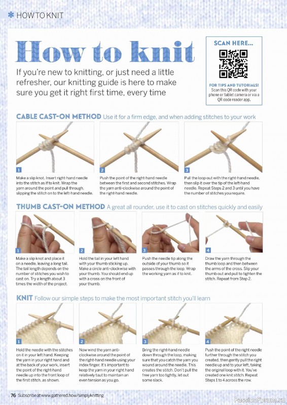 Вязаные проекты в журнале &laquo;Simply Knitting №272 2025&raquo;