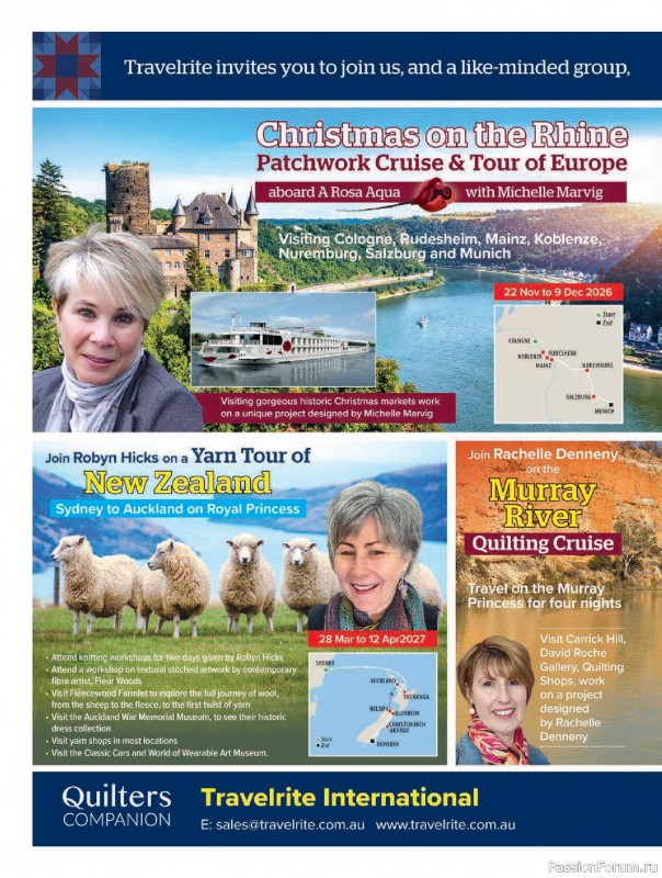 Коллекция проектов для рукодельниц в журнале &laquo;Australian Homespun №230 2026&raquo;