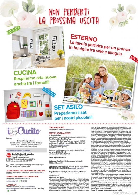 Коллекция проектов для рукодельниц в журнале &laquo;I Love Cucito №60 2025&raquo;