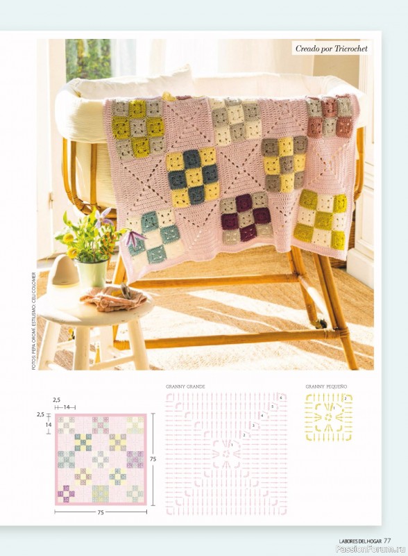 Коллекция проектов для рукодельниц в журнале &laquo;Labores del hogar №793 2025&raquo;