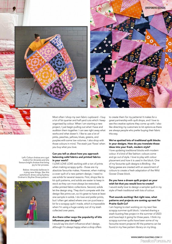 Коллекция проектов для рукодельниц в журнале &laquo;Love Patchwork & Quilting №166 2026&raquo;