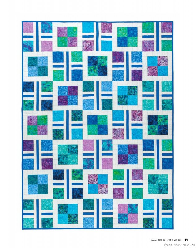 Коллекция проектов для рукодельниц в журнале &laquo;Quilter's World - Summer 2026&raquo;