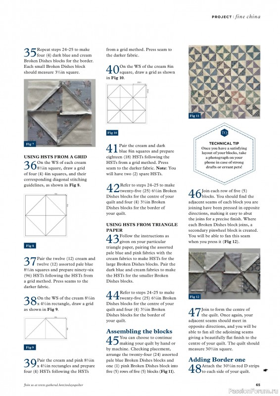 Коллекция проектов для рукодельниц в журнале «Todays Quilter №133 2025»