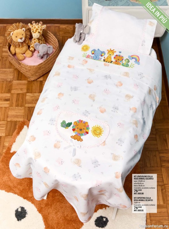 Коллекция вышивки в журнале «Mani di Fata Bebe №1 Luglio-Agosto 2026»