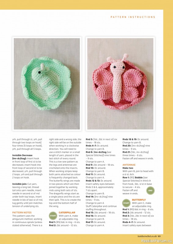 Вязаные проекты крючком в журнале «Inside Crochet №182 2025»