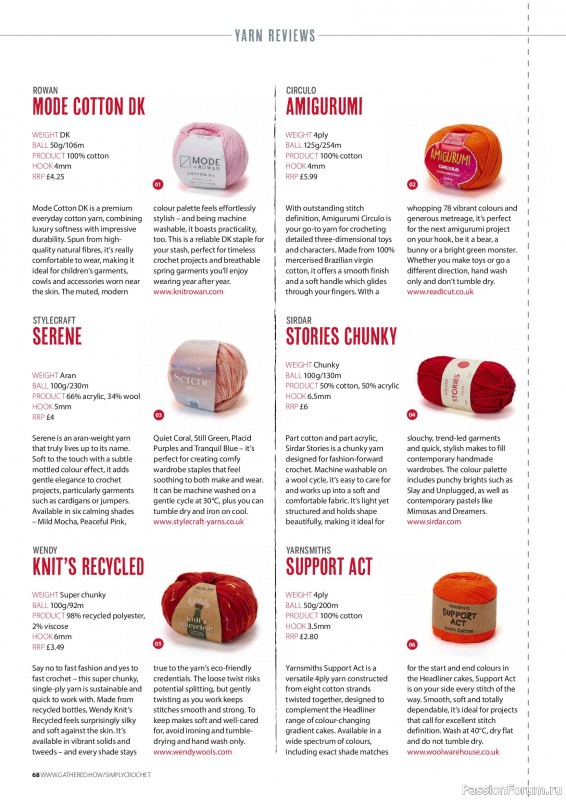 Вязаные проекты крючком в журнале &laquo;Simply Crochet №173 2026&raquo;