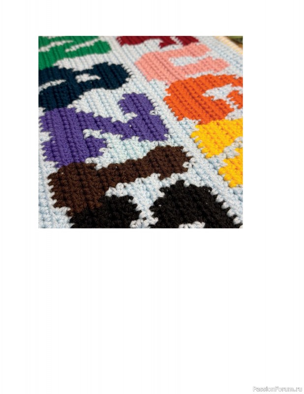 Вязаные проекты в книге «Modern Crochet Tapestries»