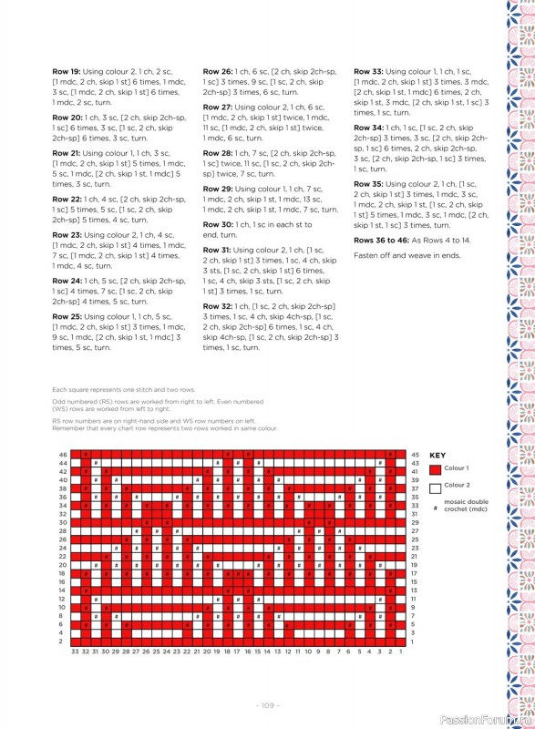 Вязаные проекты в журнале «100 Crochet Tiles – 1st Edition 2023». Продолжение