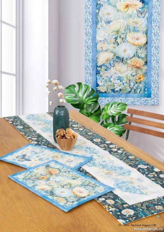 Коллекция проектов для рукодельниц в журнале &laquo;Patchwork das Magazin №3 2026&raquo;