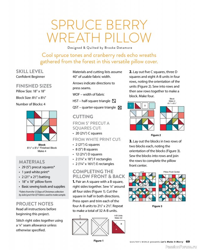 Коллекция проектов для рукодельниц в журнале «Quilter’s World Specials: Let's Make It Merry 2026»